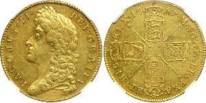 5 Гинея Королевство Англия (927-1649,1660-1707) Золото Яков II (1633-1701)
