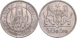 5 Гульден Gdansk (1920-1939) Срібло 