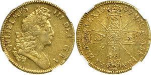 5 Гінея Королівство Англія (927-1649,1660-1707) Золото Вільгельм III (1650-1702)