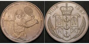 5 Долар Ніуе (1974 - )  