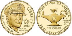 5 Долар США (1776 - ) Золото Douglas MacArthur (1880 - 1964) 