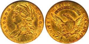 5 Долар США (1776 - ) Золото 