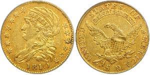 5 Долар США (1776 - ) Золото 