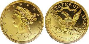 5 Долар США (1776 - ) Золото 