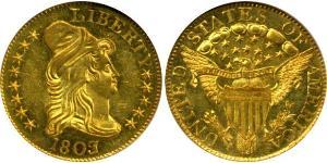5 Долар США (1776 - ) Золото 