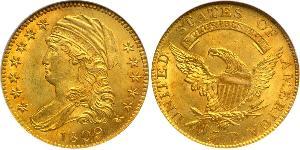 5 Долар США (1776 - ) Золото 