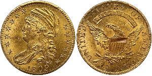 5 Долар США (1776 - ) Золото 