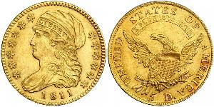 5 Долар США (1776 - ) Золото 