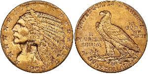5 Долар США (1776 - ) Золото 