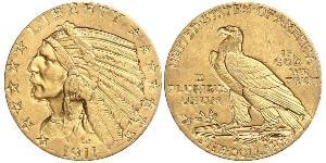 5 Долар США (1776 - ) Золото 