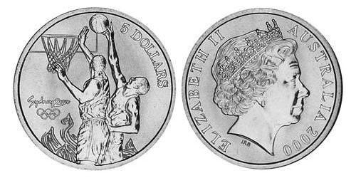 5 Долар Австралія (1939 - ) Латунь Єлизавета II (1926-2022)