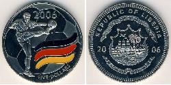 5 Долар Ліберія (1847 - ) Нікель/Мідь 