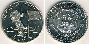 5 Долар Ліберія (1847 - ) Нікель/Мідь 
