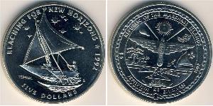 5 Долар Маршаллові Острови (1979 - ) Нікель/Мідь 