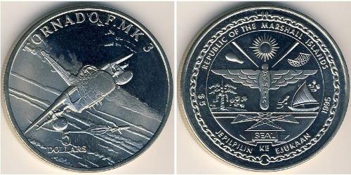 5 Долар Маршаллові Острови (1979 - ) Нікель/Мідь 