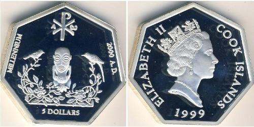 5 Долар Cook Islands (1965 - ) Срібло 