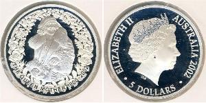 5 Долар Австралія (1939 - ) Срібло 