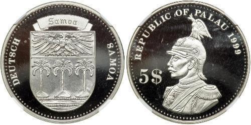 5 Доллар Палау Palladium 