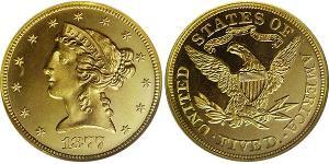 5 Доллар США (1776 - ) Золото 