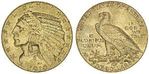 5 Доллар США (1776 - ) Золото 