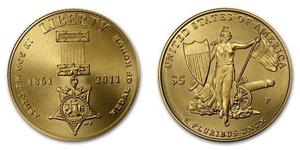 5 Доллар США (1776 - ) Золото 