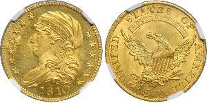 5 Доллар США (1776 - ) Золото 