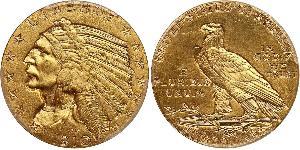 5 Доллар США (1776 - ) Золото 