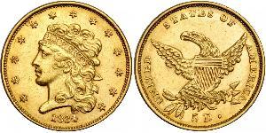 5 Доллар США (1776 - ) Золото 