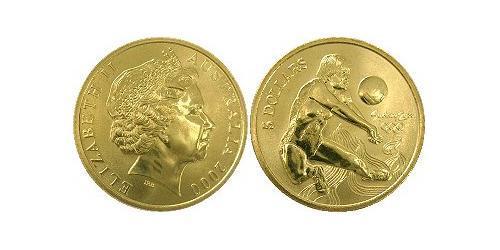 5 Доллар Австралия (1939 - ) Латунь Елизавета II (1926-2022)