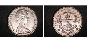 5 Доллар Bahamas (1973 - ) Серебро Елизавета II (1926-2022)