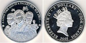 5 Доллар Cook Islands (1965 - ) Серебро 
