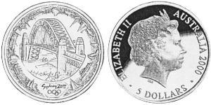 5 Доллар Австралия (1939 - ) Серебро Елизавета II (1926-2022)