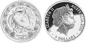 5 Доллар Австралия (1939 - ) Серебро Елизавета II (1926-2022)