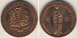 5 Дінер Andorra (1278 - ) Бронза 
