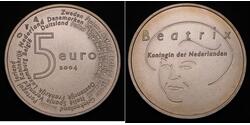 5 Евро Нидерланды Серебро 