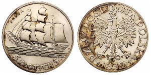 5 Злотий Польська республіка (1918 - 1939) Срібло 