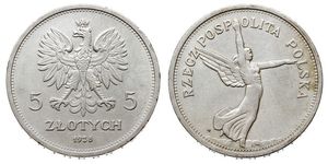 5 Злотий Польська республіка (1918 - 1939) Срібло 