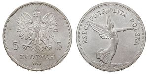 5 Злотый Польская Республика (1918 - 1939) Серебро 