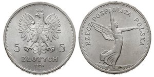 5 Злотый Польская Республика (1918 - 1939) Серебро 
