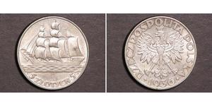 5 Злотый Польская Республика (1918 - 1939) Серебро 