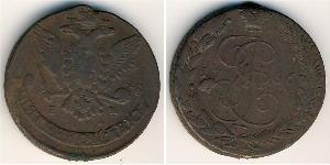 5 Копейка Российская империя (1720-1917) Медь Екатерина II (1729-1796)