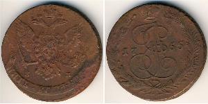 5 Копейка Российская империя (1720-1917) Медь Екатерина II (1729-1796)