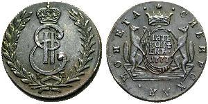 5 Копійка Російська імперія (1720-1917) Мідь Катерина II (1729-1796)