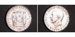 5 Крона Швеція Срібло Густав VI (1882 - 1973)