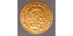 5 Ліра Italian city-states Мідь Charles Felix of Sardinia