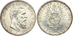 5 Mark Königreich Preußen (1701-1918) Silber Friedrich III. (Deutsches Reich) (1831-1888)