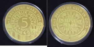 5 Марка Германия Золото 