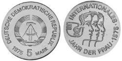 5 Марка Німецька Демократична Республіка (1949-1990) Нікель/Мідь 