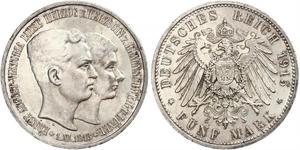 5 Марка Брауншвейг (герцогство) (1815 - 1918) Серебро Эрнст Август Брауншвейгский (1887 - 1953)