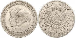 5 Марка Ангальт-Дессау (1603 -1863) Срібло Friedrich II, Duke of Anhalt (1856 – 1918)